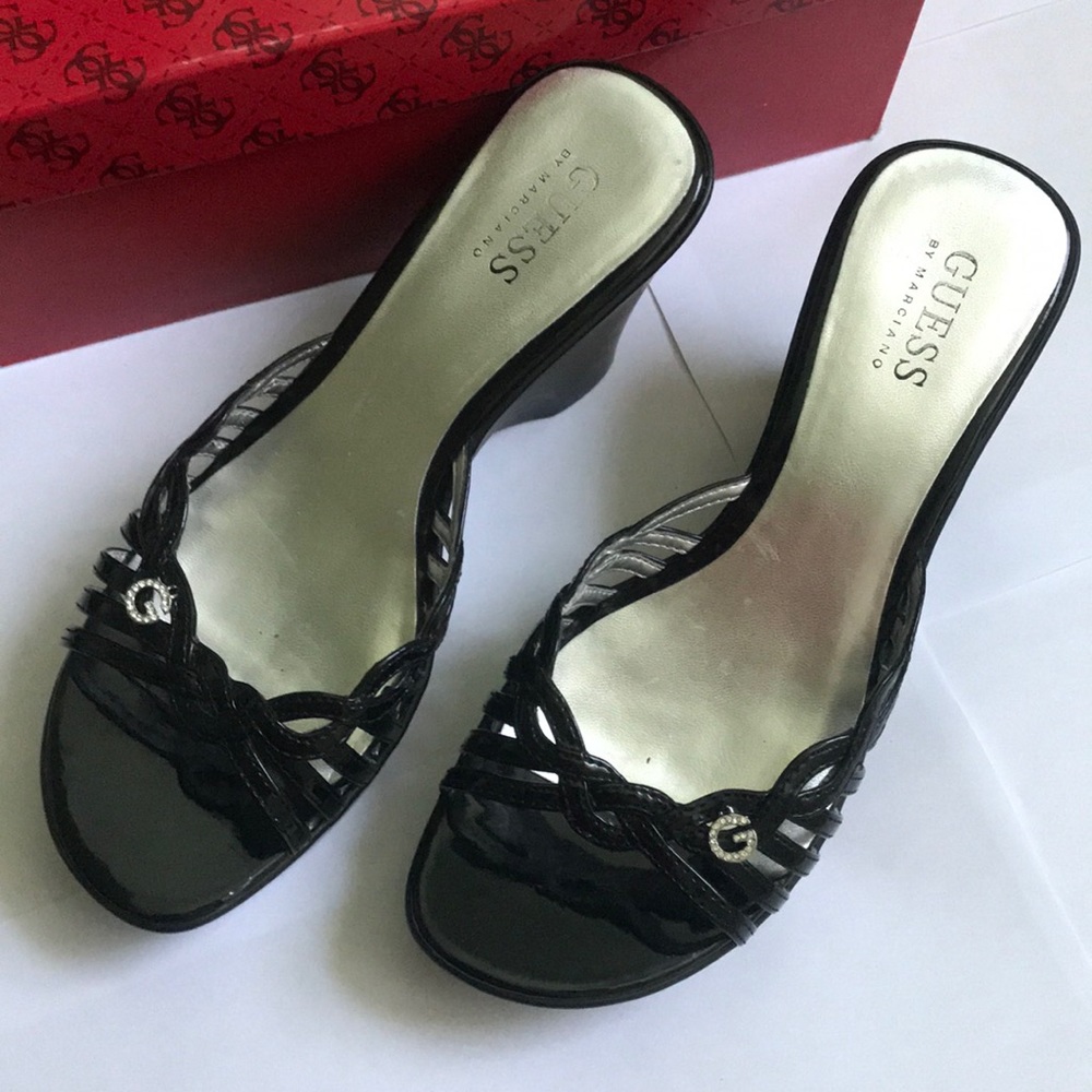 Guess by Marciano heels black stylish worn in box